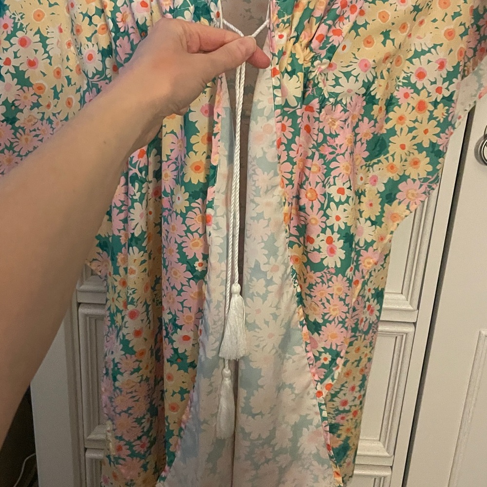 Floral Yellow Coverup - Picture 7 of 8